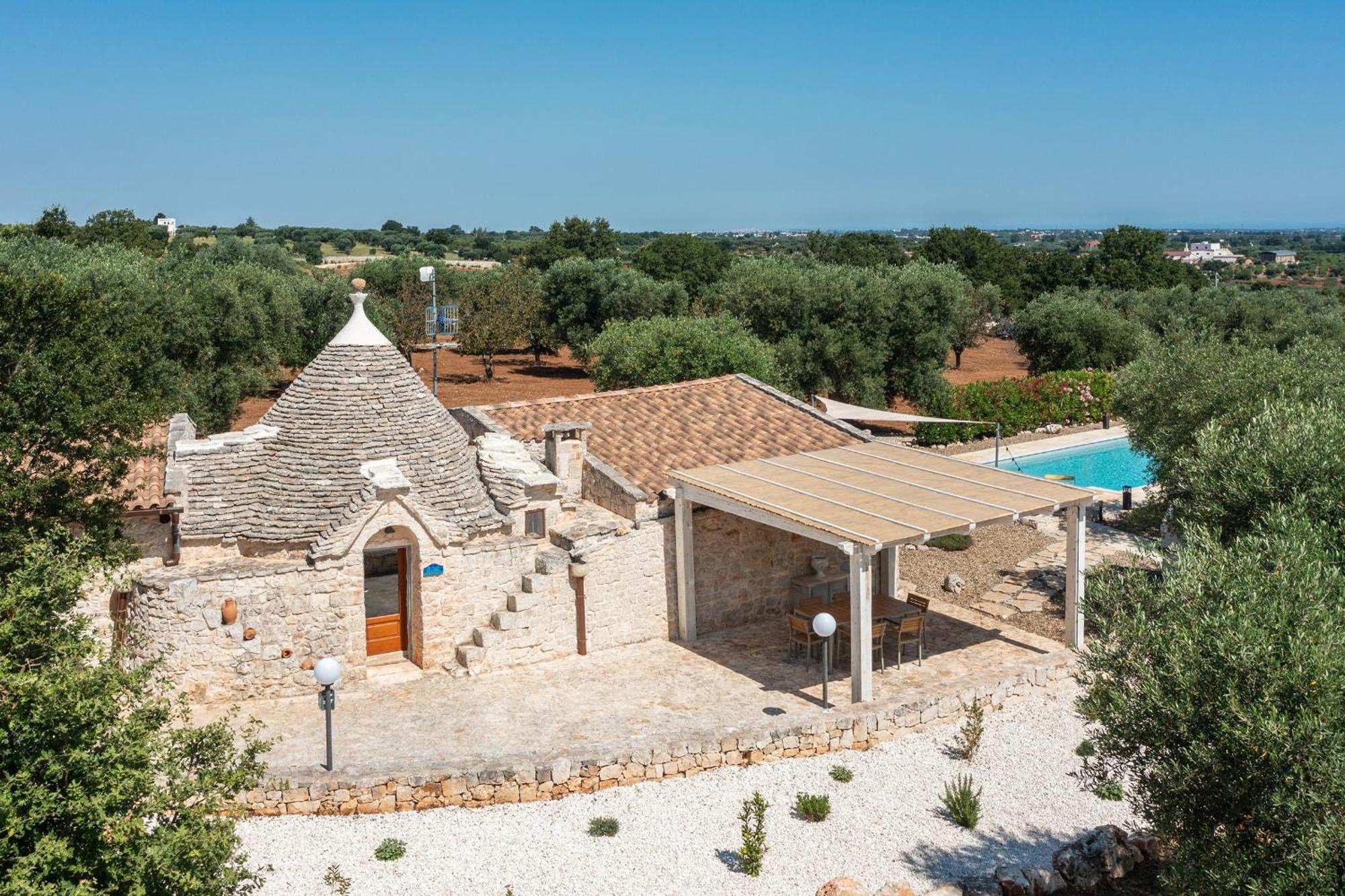 Trullo Fantastico Villa Castellana Grotte Buitenkant foto